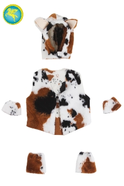 SET MUCCA + GILET + POLSINI + SCALDAMUSCOLI